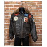 Avirex US Navy Leather Flight Jacket Type G-1