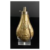 Civil War Riling 901 Brass Powder Flask