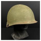 Vietnam War Rear Seam M1 US Army Helmet
