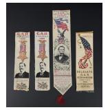 1908 1920 1921 GAR Encampment Stevengraph Ribbons
