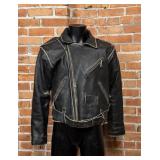 Vintage Leather Motorcycle Jacket