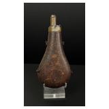 American Flask & Cap Civil War Powder Flask