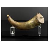 Early American Frontier Powder Horn