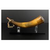 Early American Frontier Powder Horn