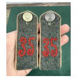 WW1 WWI Prussian 35th Infantry Shoulder Boards