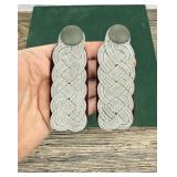 WW2 German Army Heer Smoke Troops Shoulder Boards