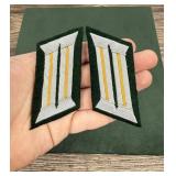 WW2 German Heer Cavalry Officer Collar Tabs