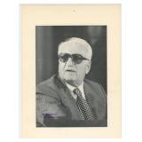 Enzo Ferrari Autographed Photo to John J. LoMonaco