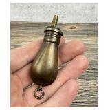 Sykes Miniature Pocket Revolver Powder Flask