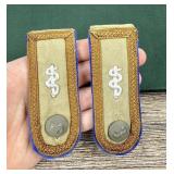 WW2 German Tropical DAK Shoulder Boards