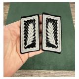 WW2 German RAD Senior Leader Collar Tabs