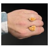 Pair of Montana Bull Elk Ivory Teeth