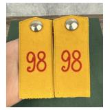 WW1 WWI Bavarian Korps Infantry Shoulder Boards
