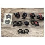 Collection of Rifle Scope Rings