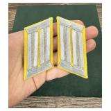 WW2 German Heer Signal Officer Collar Tabs