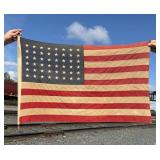 WW2 48 Star US American Flag Los Angeles