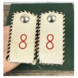 WWI WW1 Prussian 8th Shoulder Boards