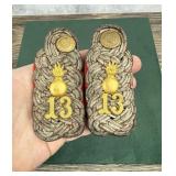 WW1 WWI Prussian Field Artillery Shoulder Boards