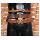 Collection of Cowboy Leather Belts