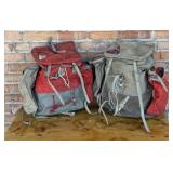 Pair of Vintage Mountaineering Backpacks