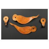 BC Buckaroo Dovewing Cowboy Spur Straps