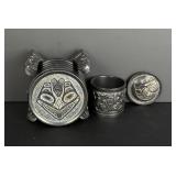 Boma Northwest Indian Coaster Set and Box