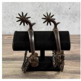 August Buermann Steel Montana Cowboy Spurs
