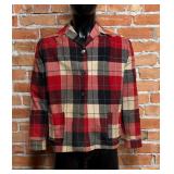 Vintage 1950s Red Flannel Shirt