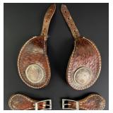 Montana Cowboy Basket Leather Spur Straps
