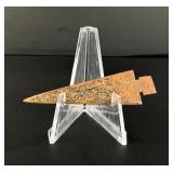 Native American Indian Metal Arrowhead