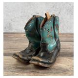 Acme Inlaid Kids Western Cowboy Boots and Holster