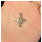 Sterling Northwest Coast Indian Sun Face Pendant