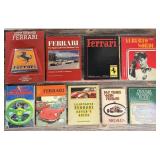 Collection of Books on Ferrari Sports Cars