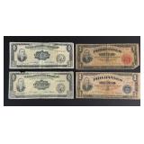 Group of Philippines One Peso Notes