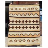 Navajo Indian Childs Wearing Blanket