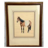 Edward Borein Bay Horse Painting