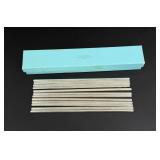 Tiffany & Co Sterling Silver Cocktail Straw Set