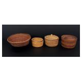 Assorted Northwest Coast Indian Baskets
