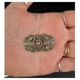 Qing Dynasty Chinese .650 Silver Belt Buckle