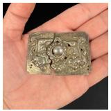 Qing Dynasty Chinese .800 Silver Belt Buckle