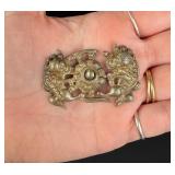 Qing Dynasty Chinese .800 Silver Belt Buckle