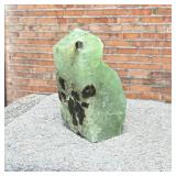 Prehnite Green Epidote and Toumaline Crystal Tower
