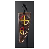 Sioux Native American Indian Quilled Knife Sheath