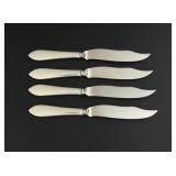 Tiffany and Co Shell and Thread Fish Knives