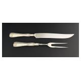 Tiffany and Co Sterling Wave Edge Carving Set