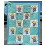 1960s Applique Overall Sam Quilt