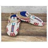 Blackfoot Native American Indian Beaded Moccasins