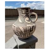 Juana Leno Acoma Pueblo Handled Jar