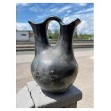 San Ildefonso Pueblo Pottery Wedding Vase