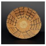 Pictorial Corn Pattern Pima Indian Basket